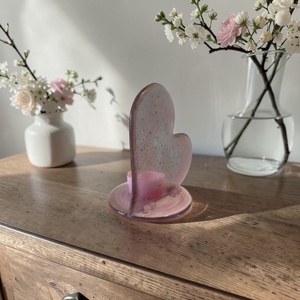 Szív alakú mécsestartó - otthon & életmód - gyertya, illat, aroma - mécses és mécsestartó - Meska.hu
