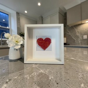 A Szeretet Szíve - üveg kép dekoráció - otthon & életmód - dekoráció - kép & falikép - üvegkép - Meska.hu