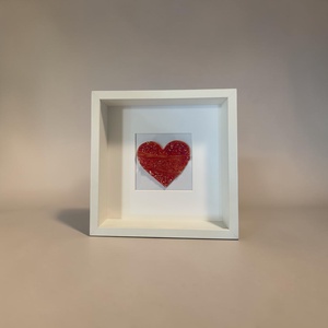 A Szeretet Szíve - üveg kép dekoráció - otthon & életmód - dekoráció - kép & falikép - üvegkép - Meska.hu