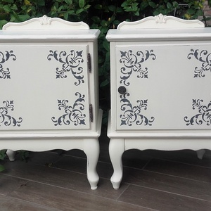 Provence neobarokk éjjeliszekrény pár -  - Meska.hu