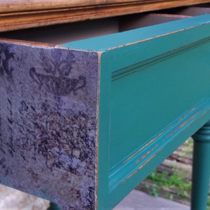 Vintage íróasztal, laptop asztal - otthon & életmód - bútor - asztal - Meska.hu