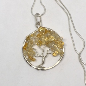 Életfa medál csináld magad csomagban Citrin - diy (csináld magad) - egységcsomag - Meska.hu