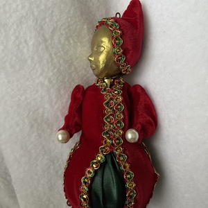 Aranymanó karácsonyfadísz - karácsony - karácsonyi lakásdekoráció - karácsonyfadíszek - Meska.hu