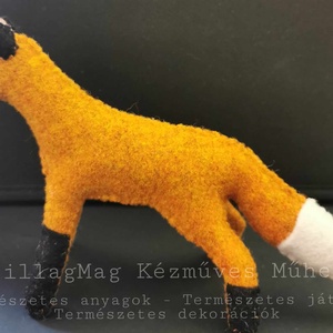 GYAPJÚFILC RÓKA RÓKAKOMA TERMÉSZETES ANYAGOKBÓL GYAPJÚFILC GYAPJÚ WALDORF-JÁTÉK NEMEZ ÁLLATFIGURA CSILLAGMAG-ÁLLATFIGURA - játék & sport - plüssállat & játékfigura - róka - Meska.hu