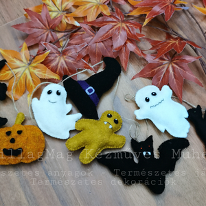 Halloween tök sütőtök halloween dekoráció őszi dekor természetes anyagokból gyapjúfilc gyapjú fenntartható   - otthon & életmód - dekoráció - halloween - halloweeni dekoráció - Meska.hu