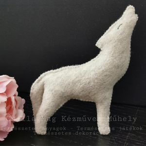 Szürke Farkas Erdei állatok Sorozat Természetes Anyagok Gyapjúfilc Gyapjú Egyedi Kézműves Játék Waldorf Fenntartható  - játék & sport - plüssállat & játékfigura - más figura - Meska.hu