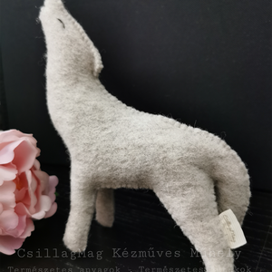 Szürke Farkas Erdei állatok Sorozat Természetes Anyagok Gyapjúfilc Gyapjú Egyedi Kézműves Játék Waldorf Fenntartható  - játék & sport - plüssállat & játékfigura - más figura - Meska.hu