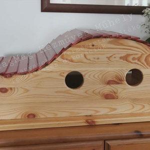 CSILLAGMAG MESEHÁZ ERDEI HÁZIKÓ WALDORF IHLETÉSŰ TÖMÖR FA BABAHÁZ TERMÉSZETESJÁTÉK FAJÁTÉK BABASZOBA-DEKORÁCIÓ  - játék & sport - baba & babaház - babaház - Meska.hu