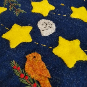 CsillagMag Adventi lépegető adventi spriál adventi út évszakasztal Waldorf ihletésű kézzel készült karácsonyi várakozás  - karácsony - adventi díszek - adventi naptár - Meska.hu
