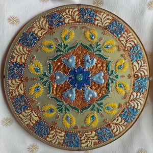 Virágos Mandala - otthon & életmód - dekoráció - spiritualitás - mandala - Meska.hu