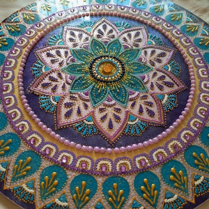 Virág Mandala - otthon & életmód - dekoráció - spiritualitás - mandala - Meska.hu