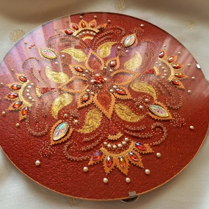 Gyökércsakra Mandala - otthon & életmód - dekoráció - spiritualitás - mandala - Meska.hu