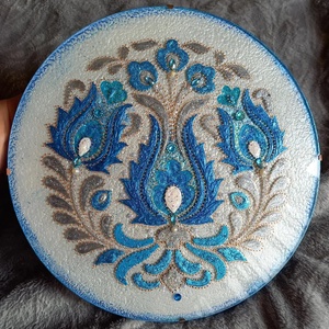 Női Varázserő Mandala , Otthon & Életmód, Dekoráció, Spiritualitás, Mandala, Festészet, Üvegművészet, MESKA