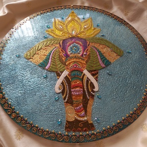 Elefántos Mandala - otthon & életmód - dekoráció - spiritualitás - mandala - Meska.hu