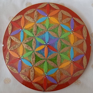 Életvirág Mandala  - otthon & életmód - dekoráció - spiritualitás - mandala - Meska.hu