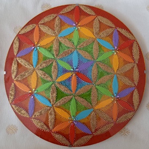 Életvirág Mandala  - otthon & lakás - dekoráció - spiritualitás - mandala - Meska.hu