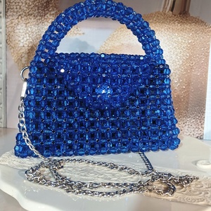 Gyöngytáska - királykék  - Meska.hu