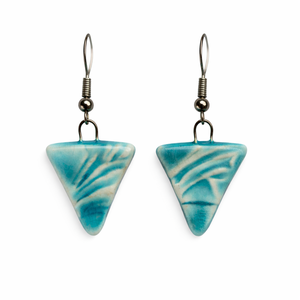 Tenger suttogása - fülbevaló, Ékszer, Fülbevaló, Lógó fülbevaló, Kerámia, MESKA