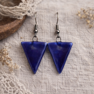 Kék Ég - fülbevaló - ékszer - fülbevaló - lógó fülbevaló - Meska.hu