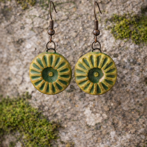 Napkorong � fülbevaló - ékszer - fülbevaló - lógó fülbevaló - Meska.hu