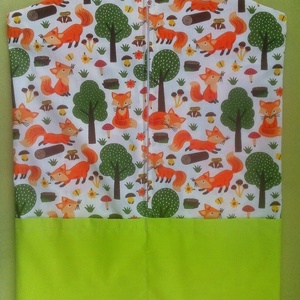 Rókás oviszsák és tornazsák - játék & sport - ovis felszerelés - ovis szett - Meska.hu