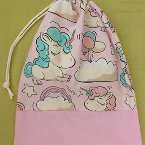 Unikornisos oviszsák tornazsákkal - játék & sport - ovis felszerelés - ovis szett - Meska.hu