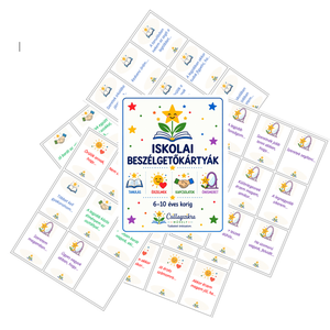 Iskolai beszélgetőkártyák 6-10 éves korig, DIY (Csináld magad), Egységcsomag, Mindenmás, MESKA