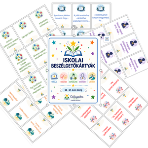 Iskolai beszélgetőkártyák 11-14 éves korig, DIY (Csináld magad), Egységcsomag, , MESKA