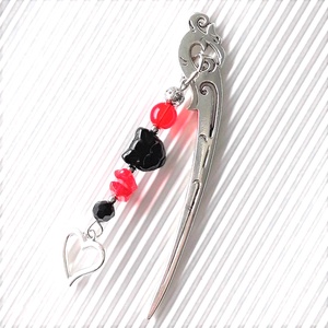 Könyvjelző Szerelmes cica - könyv & zene - könyvjelző - Meska.hu