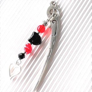 Könyvjelző Szerelmes cica - könyv & zene - könyvjelző - Meska.hu