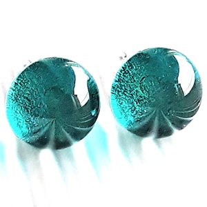 Végtelen tenger pötty medál NEMESACÉL akasztón, üvegékszer - Limitált széria! - ékszer - nyaklánc - medálos nyaklánc - Meska.hu