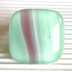 NEMESACÉL - Menta zöld üveg gyűrű, üvegékszer, Ékszer, Gyűrű, Statement gyűrű, Ékszerkészítés, Üvegművészet, MESKA