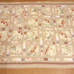 Country: patchwork ágytakaró, puha takaró, ajándék párnahuzattal, új, egyedi, kézműves termék  - otthon & életmód - lakástextil - ágytakaró - Meska.hu