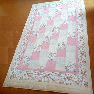 Vintage: patchwork ágytakaró, puha takaró, ajándék párnahuzattal, új, egyedi, kézműves termék - Meska.hu