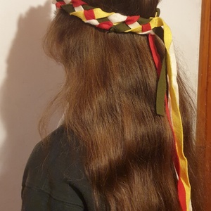 Indián fejpánt, 4 tollal. Új, egyedi, kézműves termék , Ruha & Divat, Jelmez & Álarc, Jelmez, , MESKA