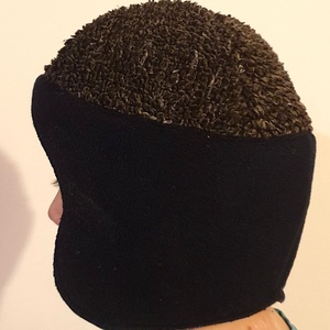 Férfi sapka, fiú sapka. Kék farmer, puha thermo béléssel. 63 cm. Upcycled, NoWaste. Új, egyedi tervezésű kézműves termék - ruha & divat - sál, sapka, kendő - sapka - Meska.hu