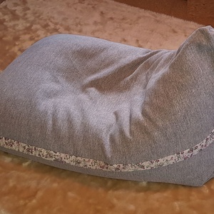 Babzsák, mályva és virágos, mosható huzattal. Új, egyedi, kézműves termék - otthon & életmód - bútor - babzsák - babzsákfotel  - Meska.hu