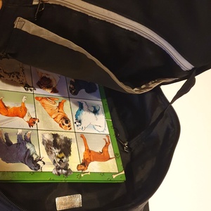 Hátizsák, valódi bőr patchwork, laptopnak is. Fekete. Egyedi, kézműves termék - táska & tok - laptoptáska, laptop hátizsák - Meska.hu