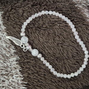 Ásványkarkötő 6, Ékszer, Karkötő, Ásványkarkötő, Gyöngyfűzés, gyöngyhímzés, MESKA