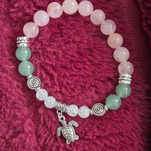 Ásványkarkötő 5, Ékszer, Karkötő, Ásványkarkötő, Gyöngyfűzés, gyöngyhímzés, MESKA