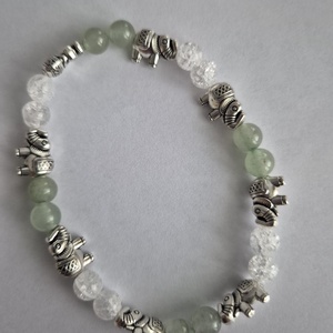 Ásványkarkötő 2, Ékszer, Karkötő, Ásványkarkötő, Gyöngyfűzés, gyöngyhímzés, MESKA