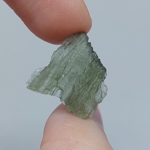 Moldavit - Valódi Moldavit nyaklánc, kivehető Moldavit Ásvány Szütyő nyakláncban (1g), Ékszer, Nyaklánc, Medálos nyaklánc, Csomózás, MESKA
