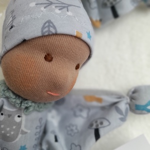  Waldorf típusú kisfiú nyunyóka baba - játék & sport - babalátogató ajándékcsomag - Meska.hu