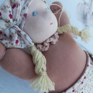 Cuki pelenkázható Waldorf manóbaba   - játék & sport - baba & babaház - babaruha, babakellék - Meska.hu