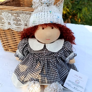 Édes kis bongyor szeretgetős Waldorf baba  - játék & sport - baba & babaház - öltöztethető baba - Meska.hu