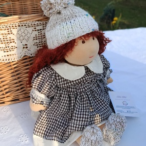 Édes kis bongyor szeretgetős Waldorf baba  - játék & sport - baba & babaház - öltöztethető baba - Meska.hu