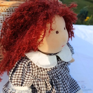 Édes kis bongyor szeretgetős Waldorf baba  - játék & sport - baba & babaház - öltöztethető baba - Meska.hu