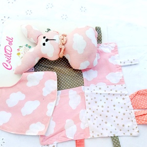 Cuki nyuszis rongyi szett a legapróbbaknak - Meska.hu