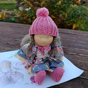 Szeretgetős öltöztethető Waldorf baba keresi kispajtását  - játék & sport - baba & babaház - öltöztethető baba - Meska.hu