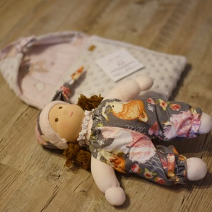 Alvózsákos cipelhetős öltöztethető Waldorf manóbaba  - játék & sport - baba & babaház - játékbaba, babakellék - Meska.hu